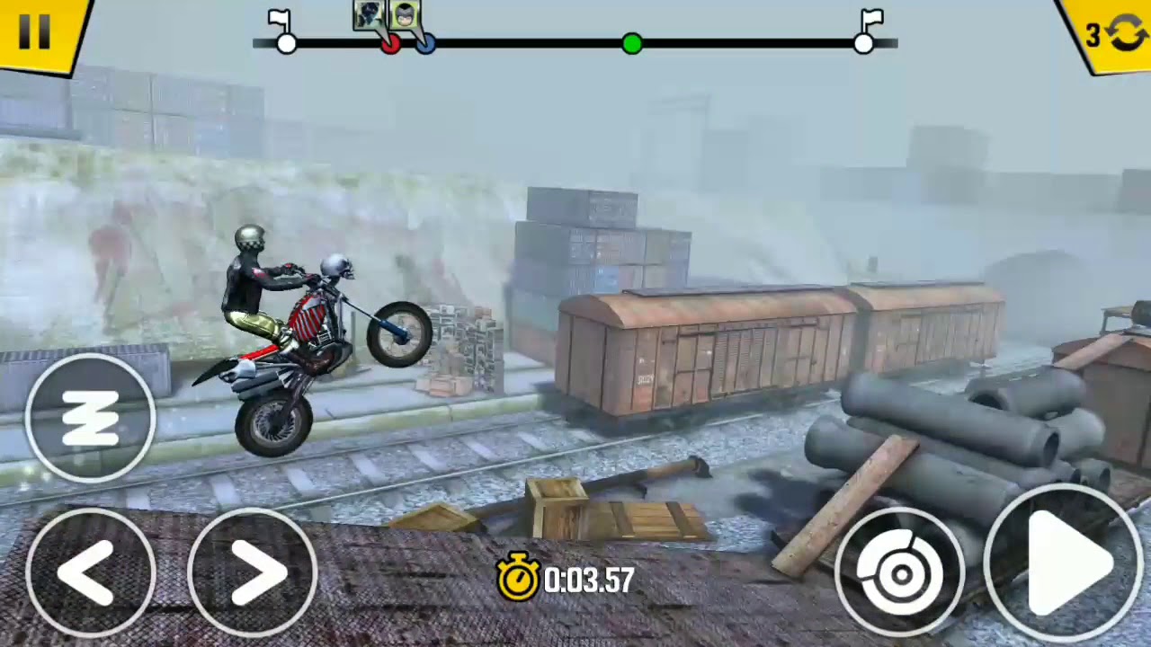 Trial xtreme 4 - ' depot '-bike racing game - motocross - Walkthrough [depot level 10]