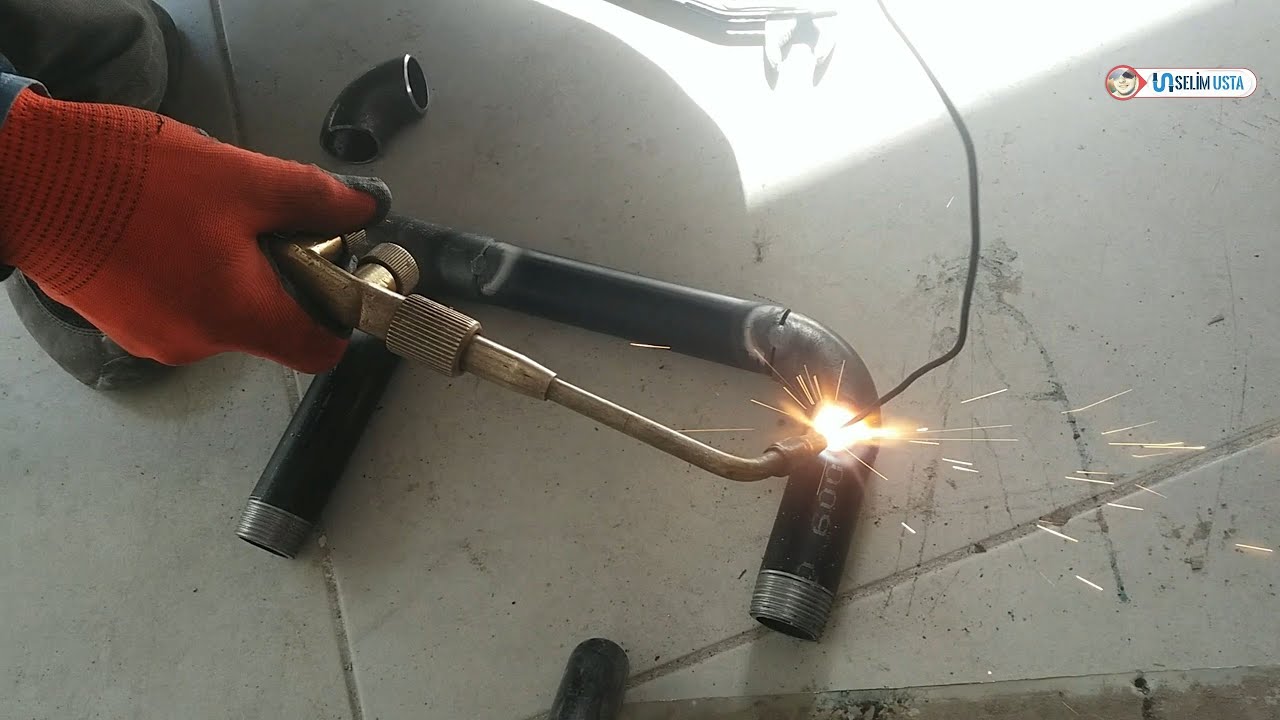 Oksijen Kaynağı İle Doğalgaz Kolonu Yaptık