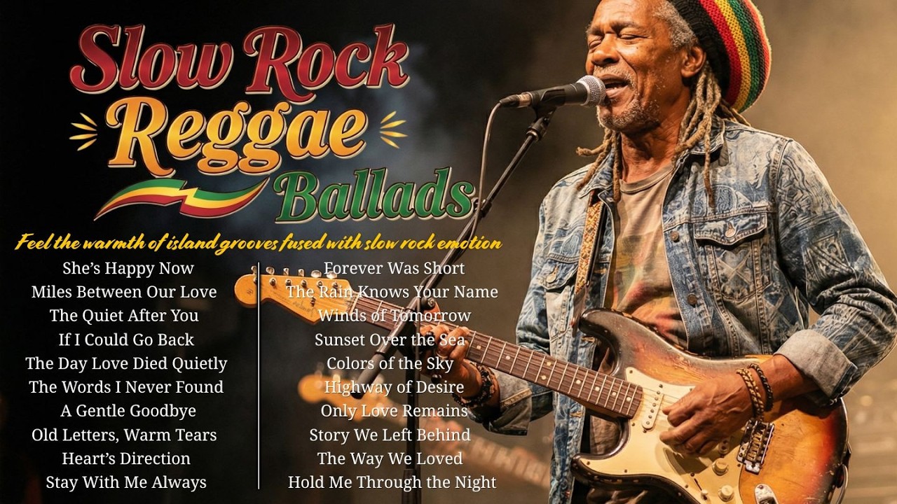 Slow Rock Reggae Ballads Playlist | Bob Marley, UB40, Steel Pulse Love Vibes Mix