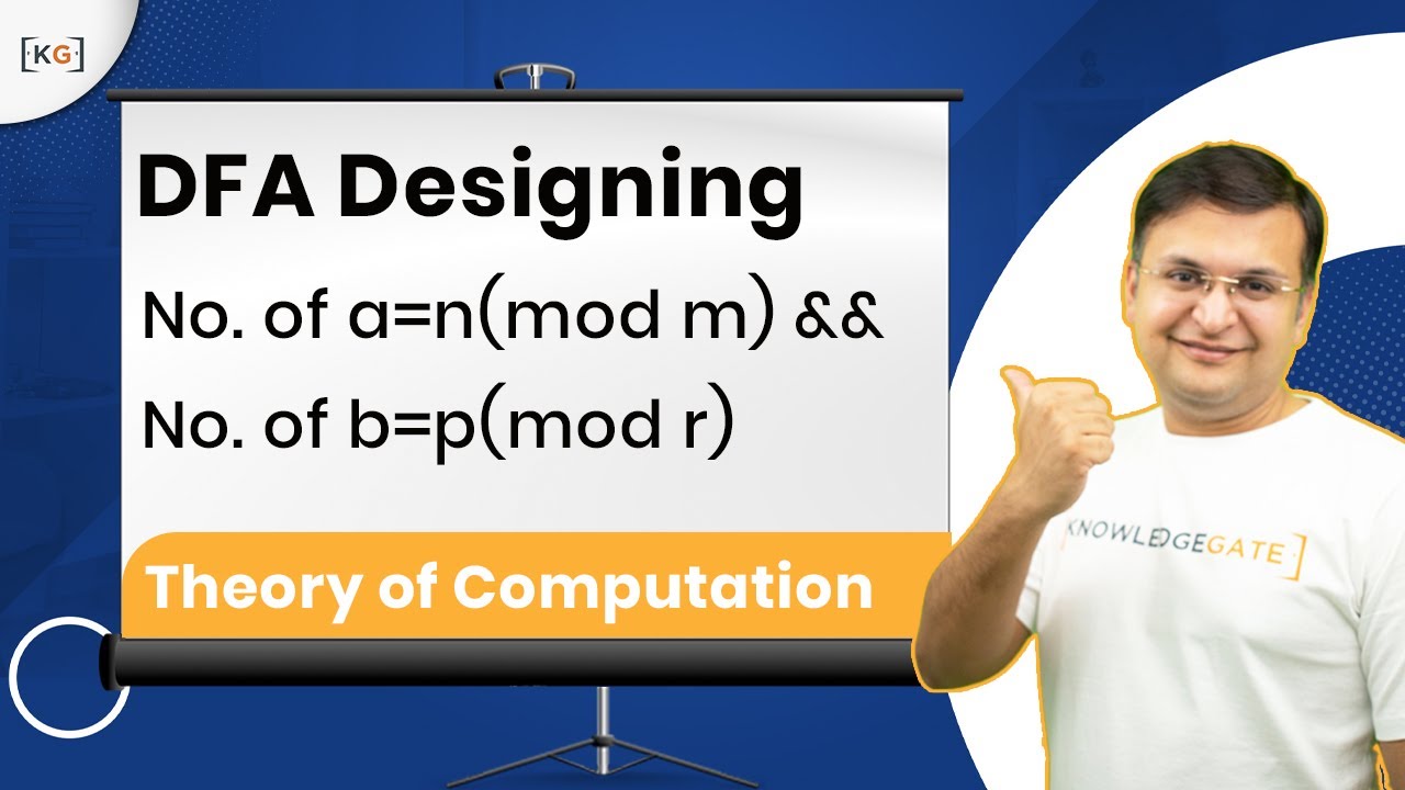 2.26 डीएफए डिजाइनिंग - a=n(mod m) की संख्या && b=p(mod r) की संख्या | गणना का सिद्धांत