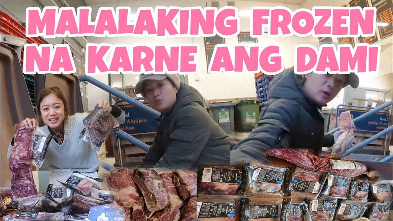 GANITO MAGTAPON SA FINLAND NAPAKARAMING FROZEN NA KARNE | DUMPSTER DIVING IN FINLAND | THAI-FINNISH
