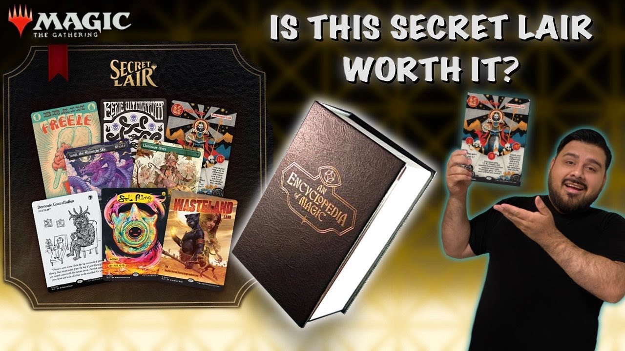 What is in the Encyclopedia of Magic Secret Lair? | #mtg #tcg #magicthegathering