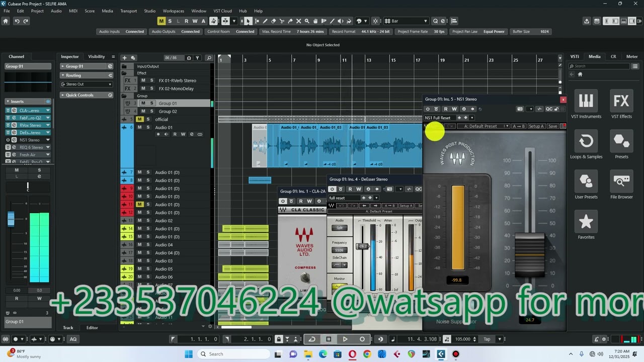 HOW TO GET A  PERFECT VOCAL MIX IN CUBASE15 PART2