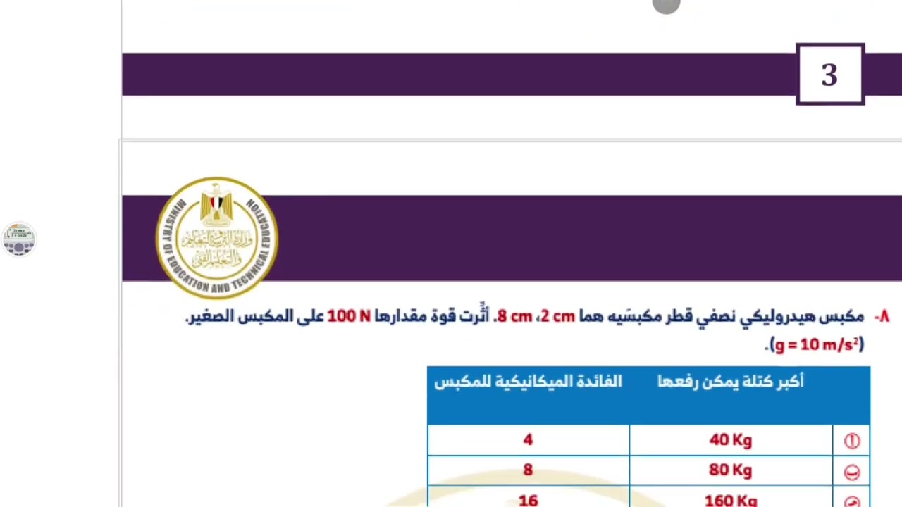 حل التقييمات الأسبوعية والواجبات المنزلية من ال١٢ ل ال١٥ فيزياء للصف الثاني الثانوي مع الاستاذ حاتم 