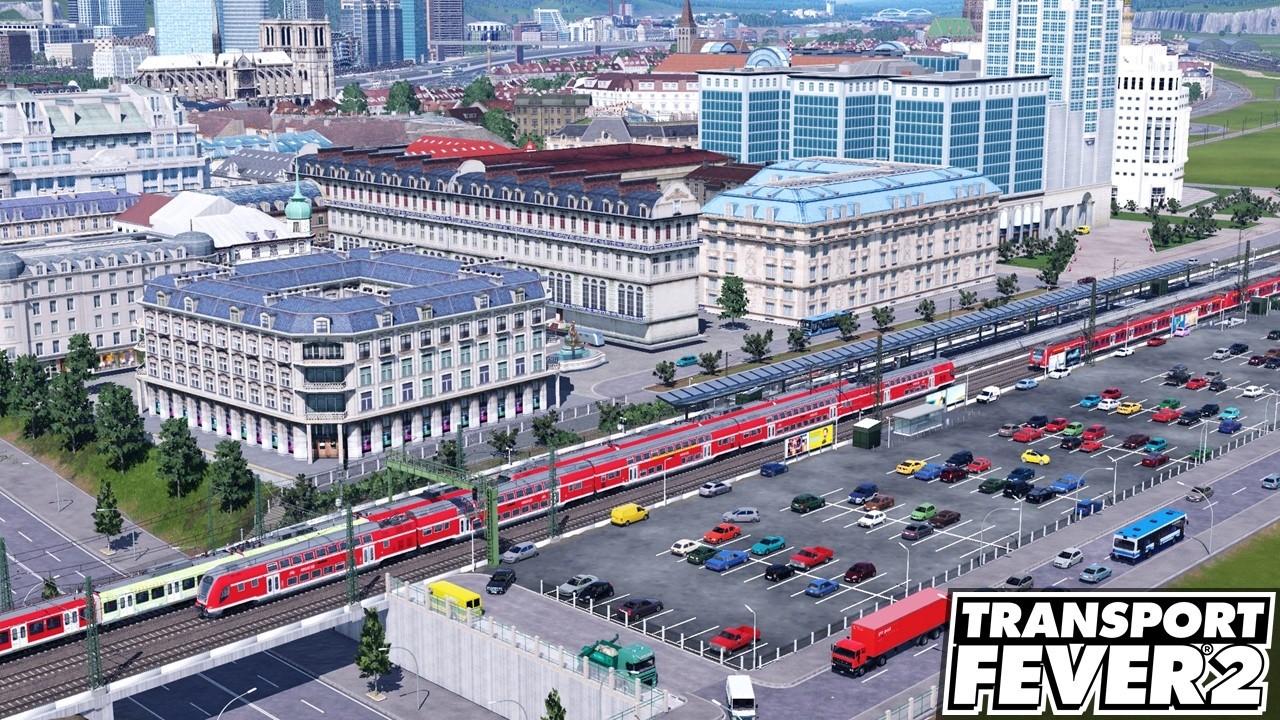 Transport Fever 2 | Bahnhofs- & Stadtgefummel Hardcore-Schönbau-Deluxe | F76 | Lets Play