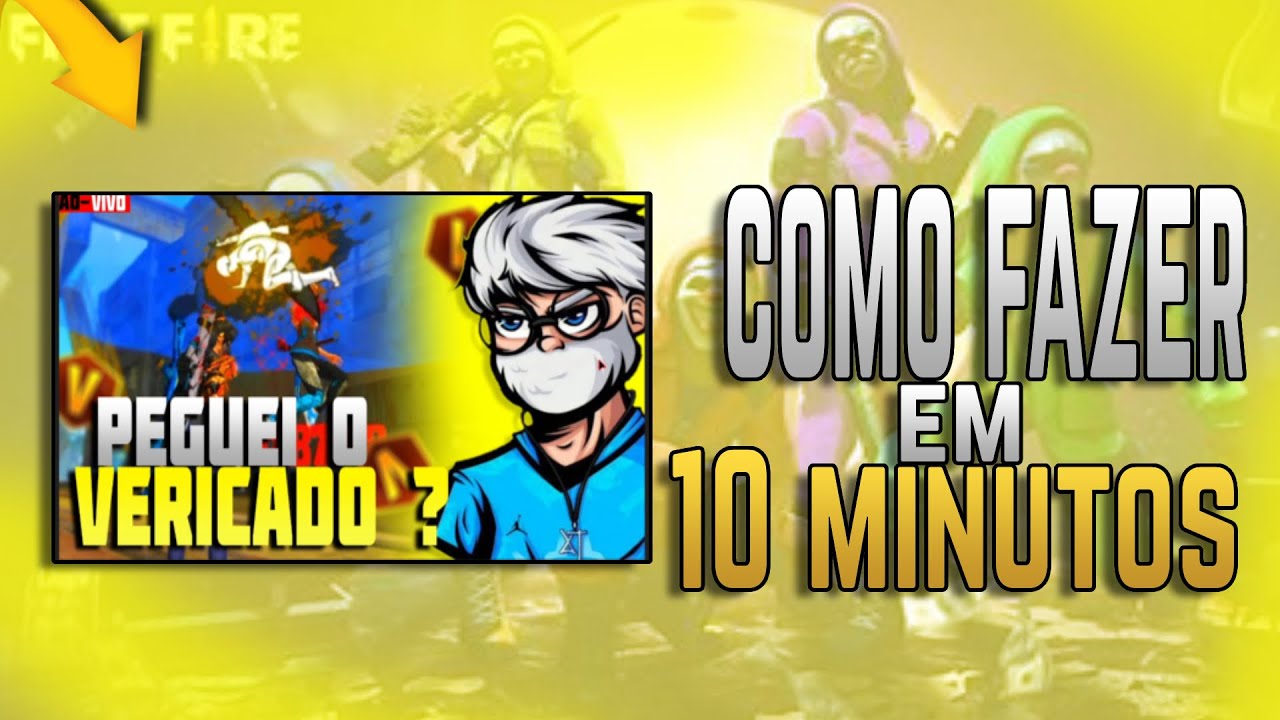 ✅[PASSO A PASSO] como fazer THUMBNAIL de FREE FIRE pelo Computador (Photopea)