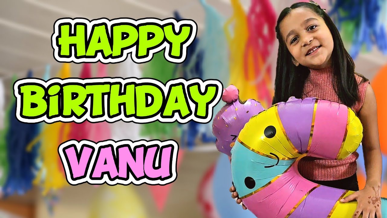 HAPPY BIRTHDAY VANU 🥳🎁🎊🎈🎂 | B'day Celebration | Family Vlog | Aayu and Vanu