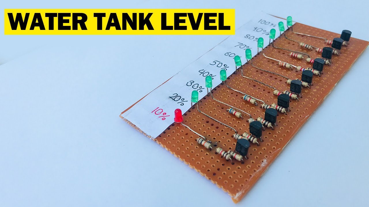 Diy water level indicator for water tank