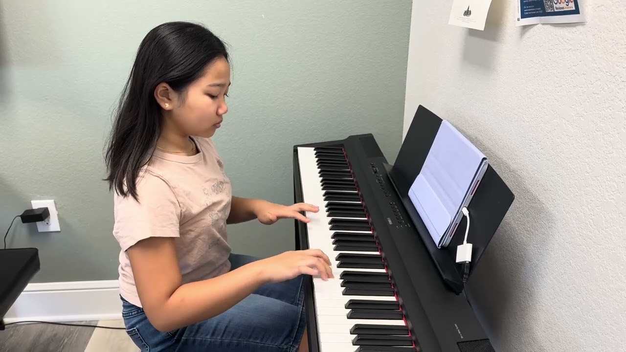 Piano Marvel Competition 2026 Mila Inthalangsy playing Carol of the Bells Arranged by Aaron Garner