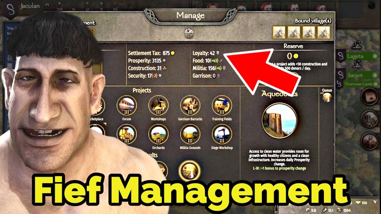 Руководство для идиотов по управлению феодами в Bannerlord!