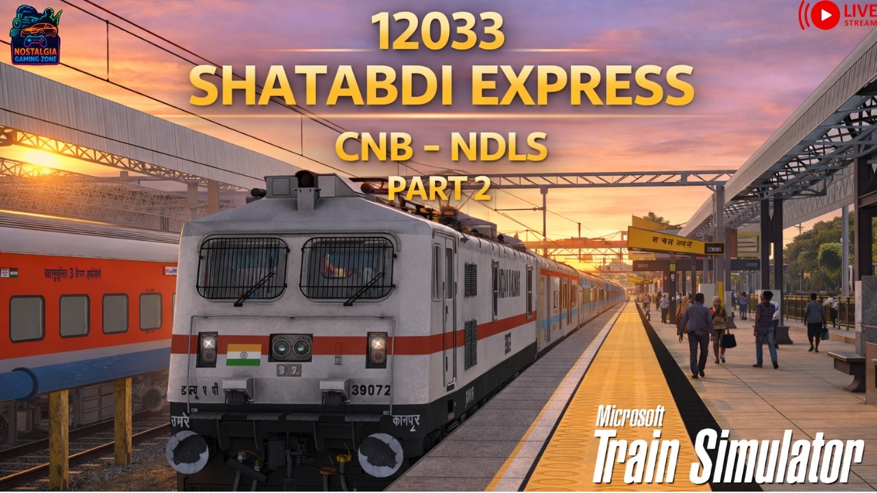 🚄 LIVE Journey Continues 🚨 CNB - NDLS SHATABDI EXPRESS in TIIC | Heavy Traffic #shorts #shortsfeed