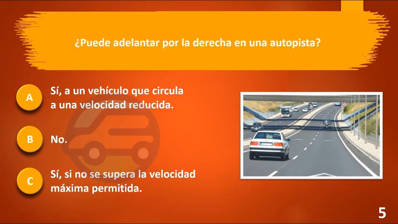test de autoescuela - Examen teorico DGT 2021 ESPA&Ntilde;A TEST EXAMEN TE&Oacute;RICO - test #9 teorico permiso b
