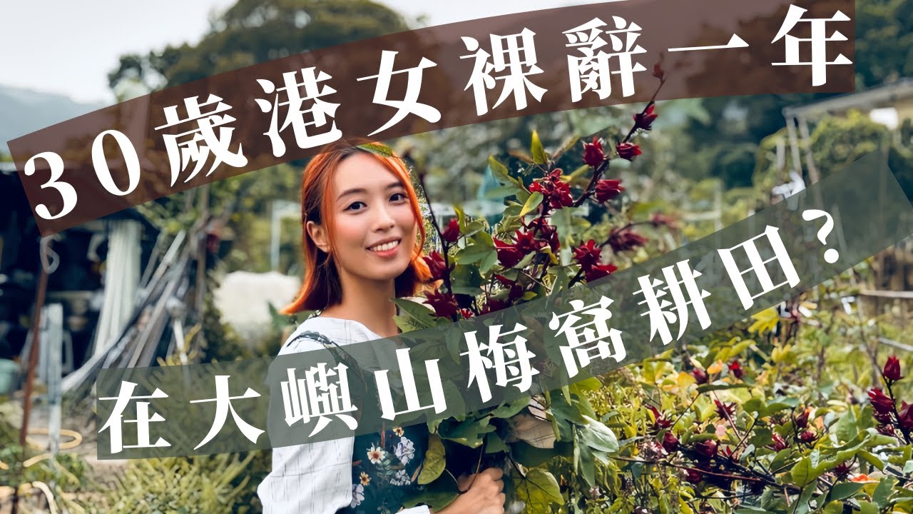 30歲港女裸辭一年【上】：在大嶼山梅窩耕田尋找半農半X的可能性