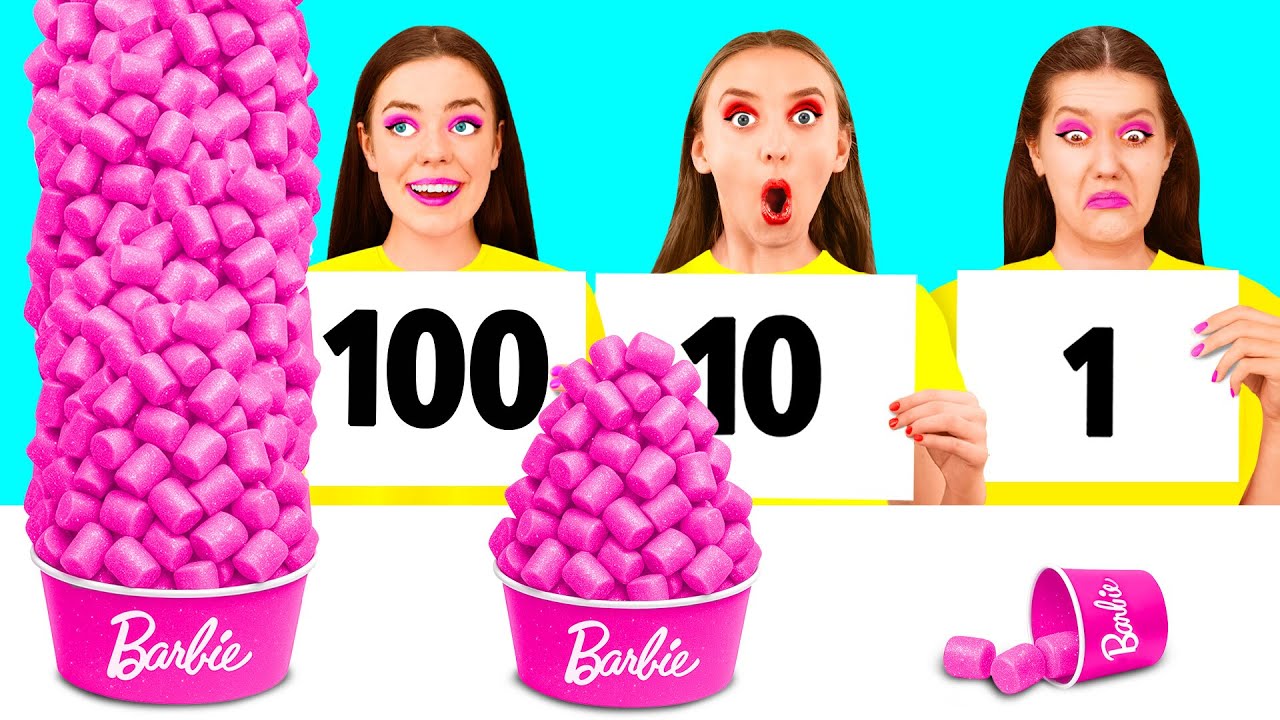 100 Schichten Nahrung Challenge | Verrückte Challenge