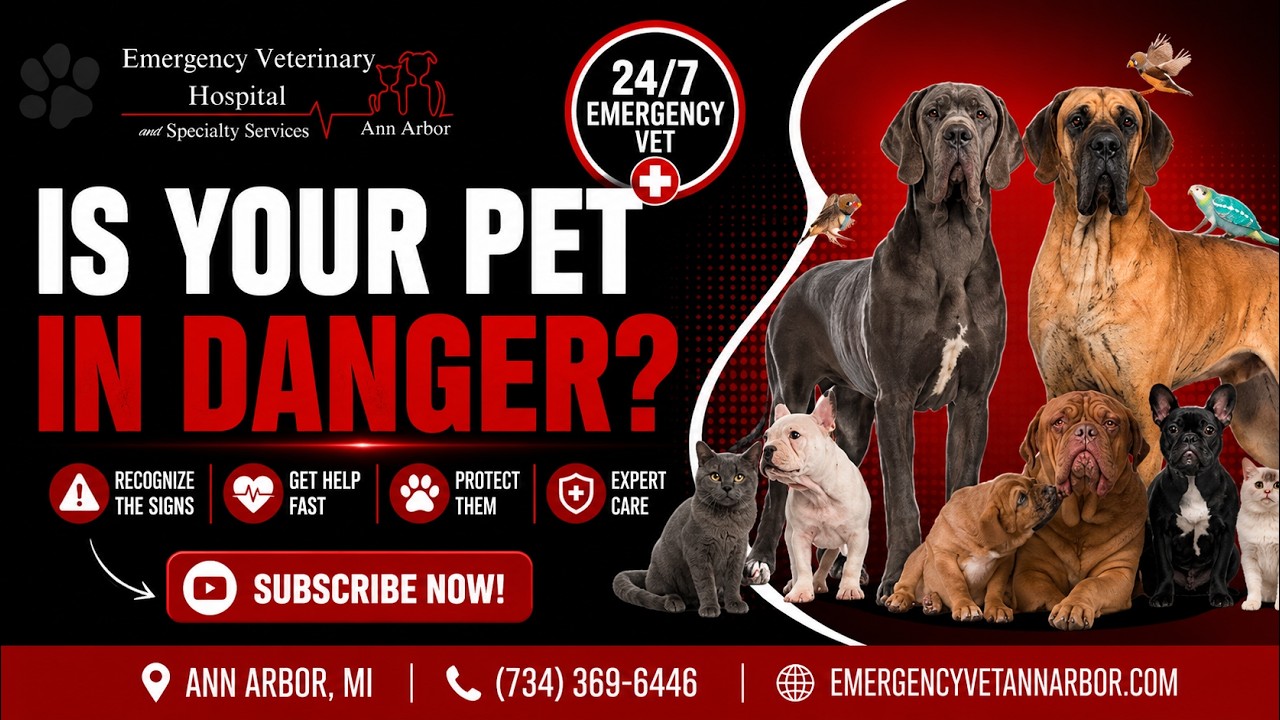 Most Common Reasons Pets Need Emergency Care | Emergency Veterinarian Ann Arbor