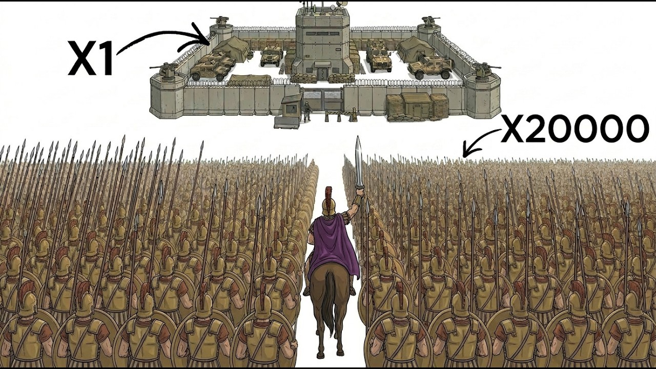What If the Largest Ancient Army Attacked a Modern Military Base?