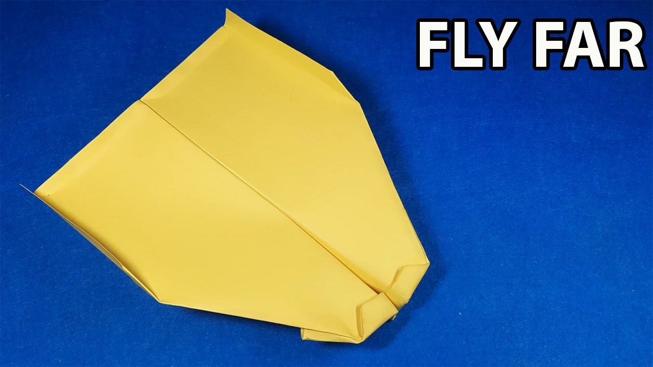 Boomerang Paper Airplane Tutorial | How To Make a Paper Boomerang