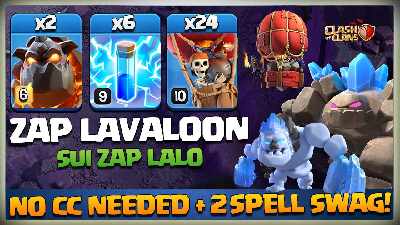 Strongest Th14 LaLo Attack | Th14 Zap LaLo Attack | Th14 Sui LaLo | Best TH14 Attack Strategy in coc