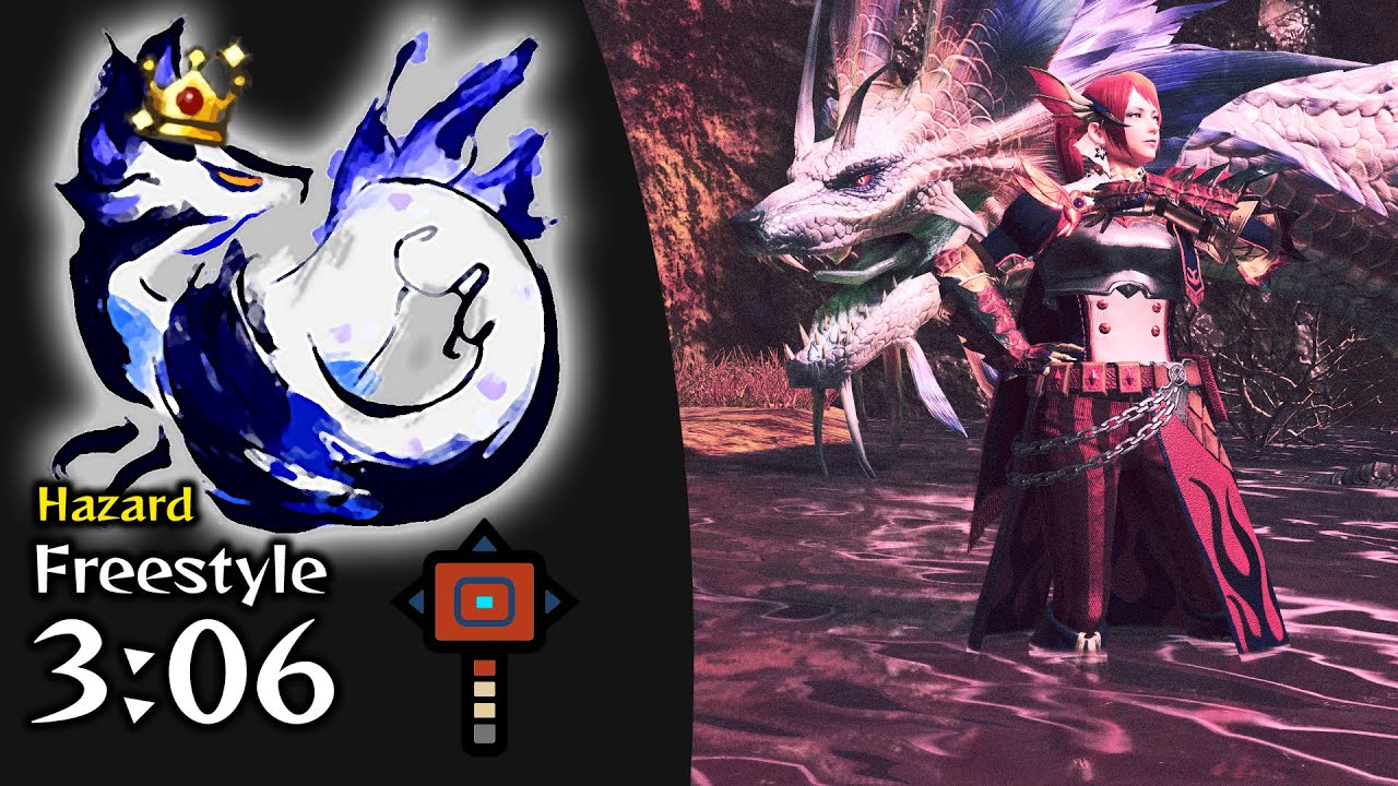 Taming Hazard Violet Mizutsune with Courage Hammer - タマミツネ希少種 ハンマー ソロ【サンブレイク】