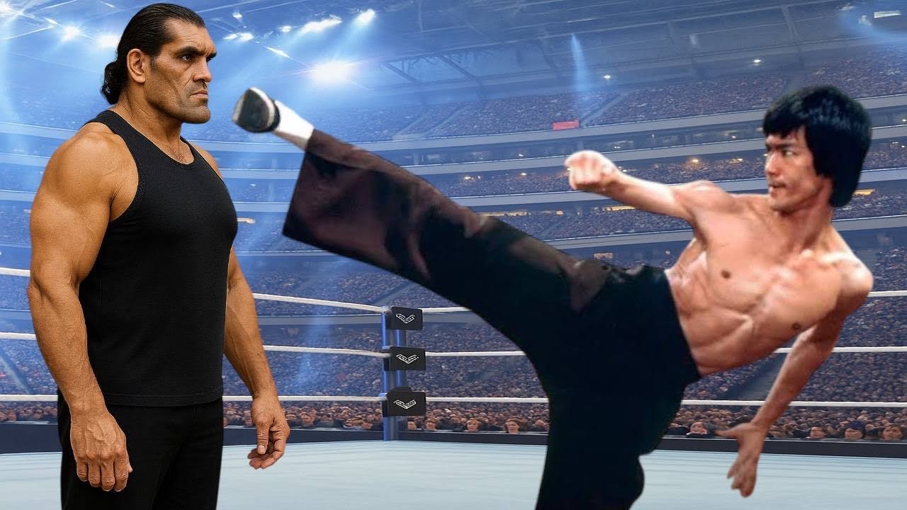 Грейт Хали против Брюса Ли: полный матч - WWE 2K24 | 4 января 2026 г.
