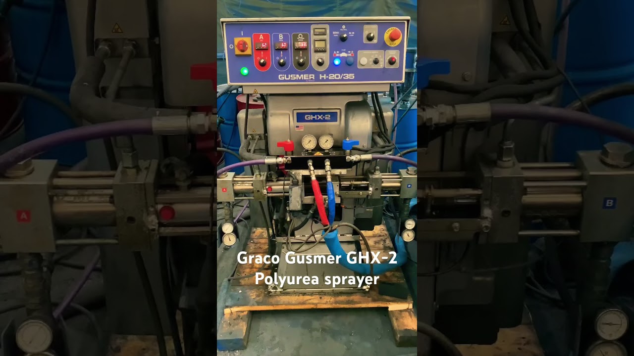 Graco Gusmer GHX-2 polyurea sprayer by Protectist
