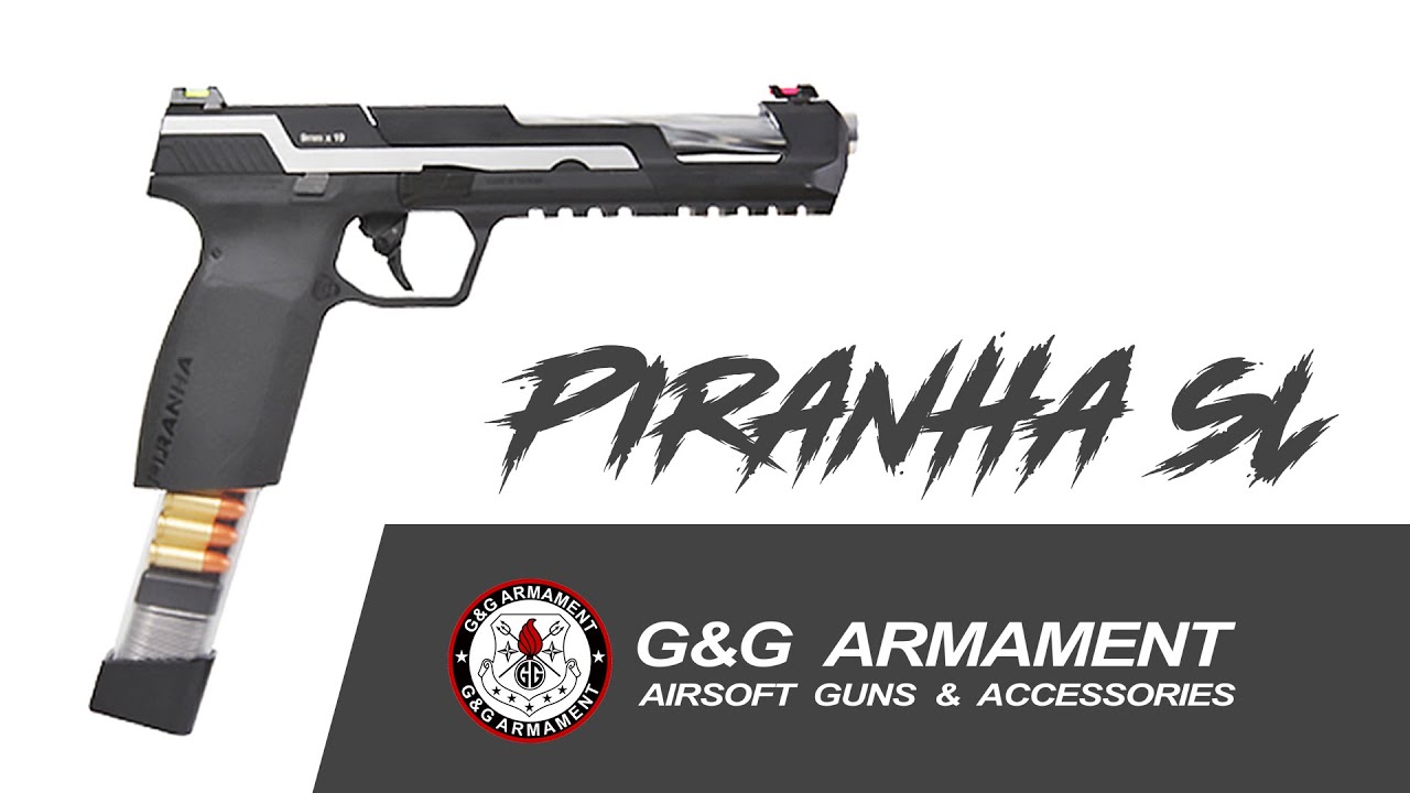 【AST】 G&G Piranha SL Pistol GBB debut