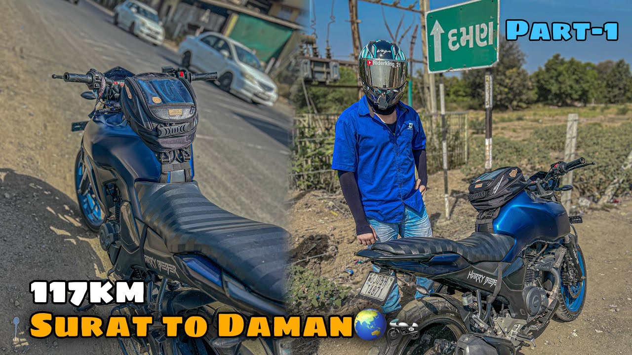 Surat to Dman 🌏 || Bike Road Trip 🏍️ || Part-1