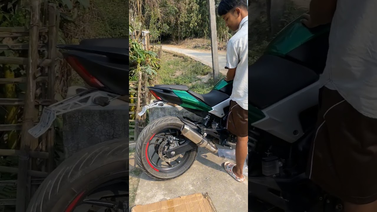 Dominar 250 with akrapovic exhaust 😱 | finally akrapovic exhaust laga liya 💥 @D25T_RIDER