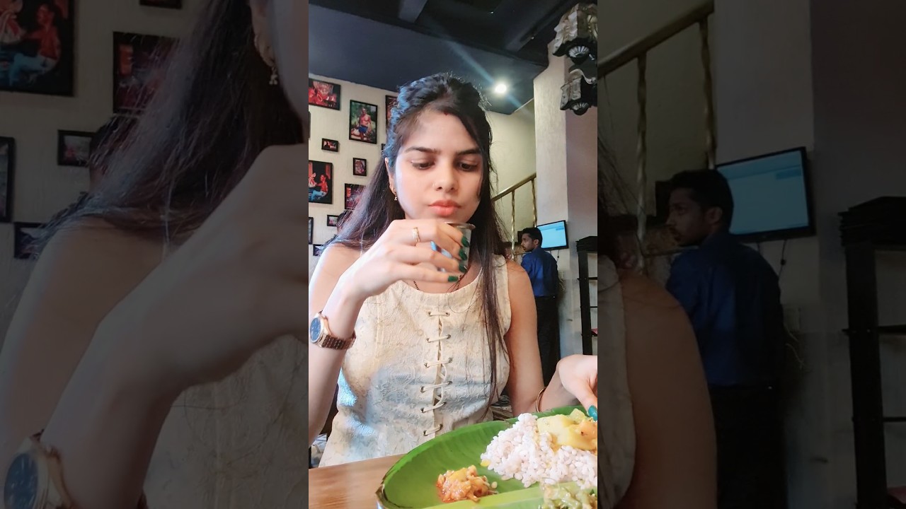 Enjoying Kerala Thali During Pregnancy #pregnancy #shorts #pregnant #keralathali #thali #explore