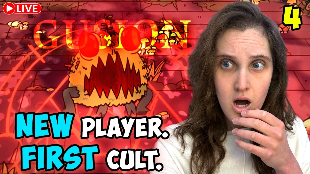 Anura has me STRESSING⏐ First Time Playing Cult of the Lamb ⏐ Livestream #4