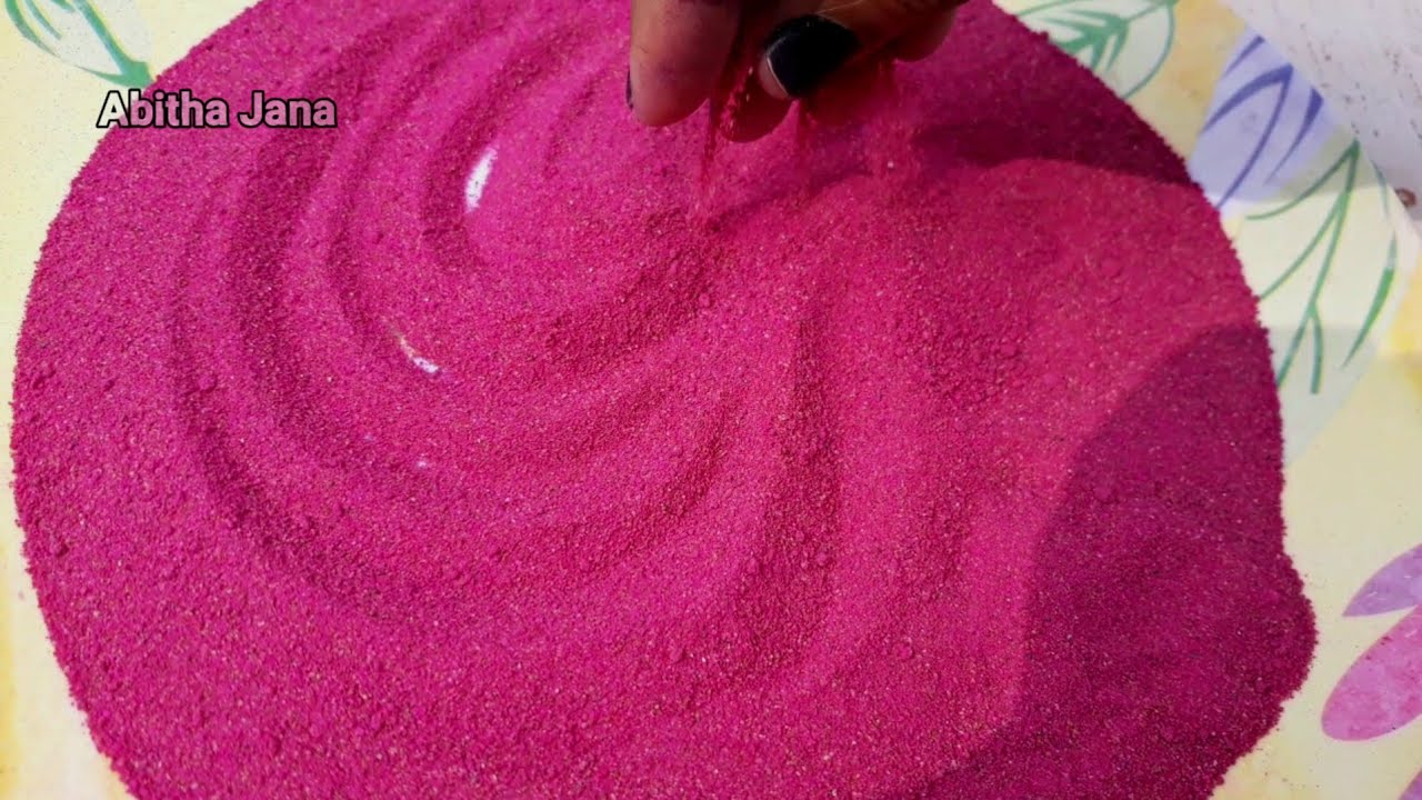 How to make Rangoli Colours at home|Attractive Rangoli Powders|Rangoli Powder with Soil