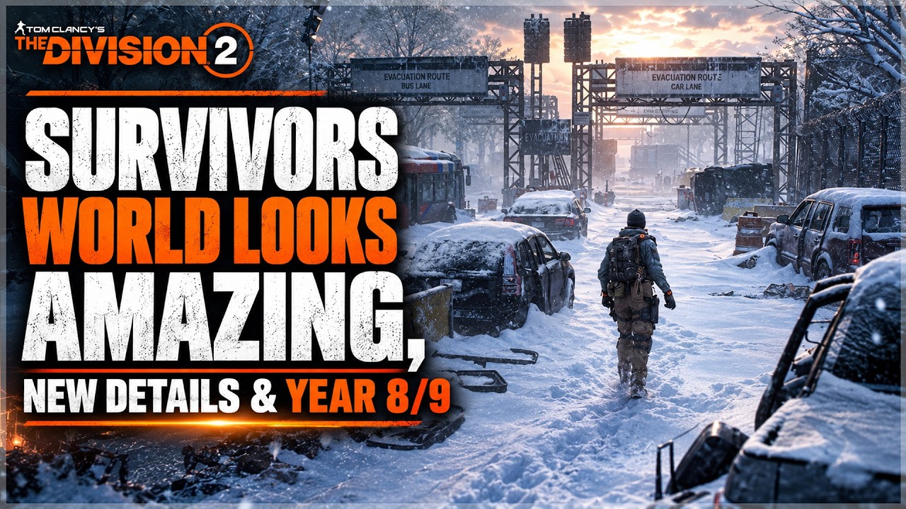 The Division 2 Survivors World Looks AMAZING! New Details, Year 8 Road Map & Year 9 Confirmed!