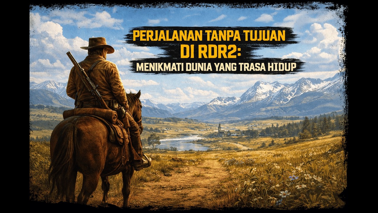 Perjalanan Tanpa Tujuan di RDR2: Menikmati Dunia yang Terasa Hidup