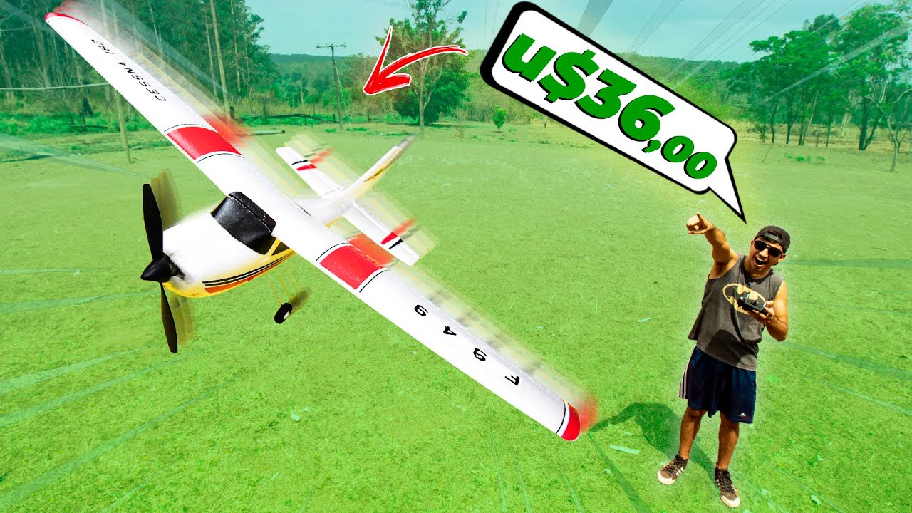 MELHOR AVIÃO DE CONTROLE REMOTO PARA INICIANTES (Cessna -182  F949)