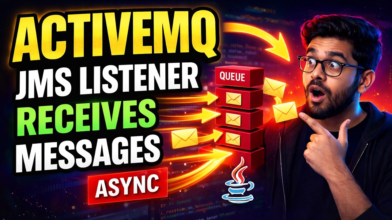 How to receive message from Queue asynchronously using MessageListener(@JmsListener)? | ActiveMQ