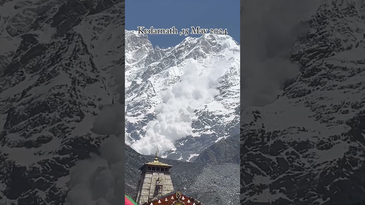 Avalanche In Kedarnath || Jai shree kedar #ytshorts #shorts #viral #comment #subscribe #trending