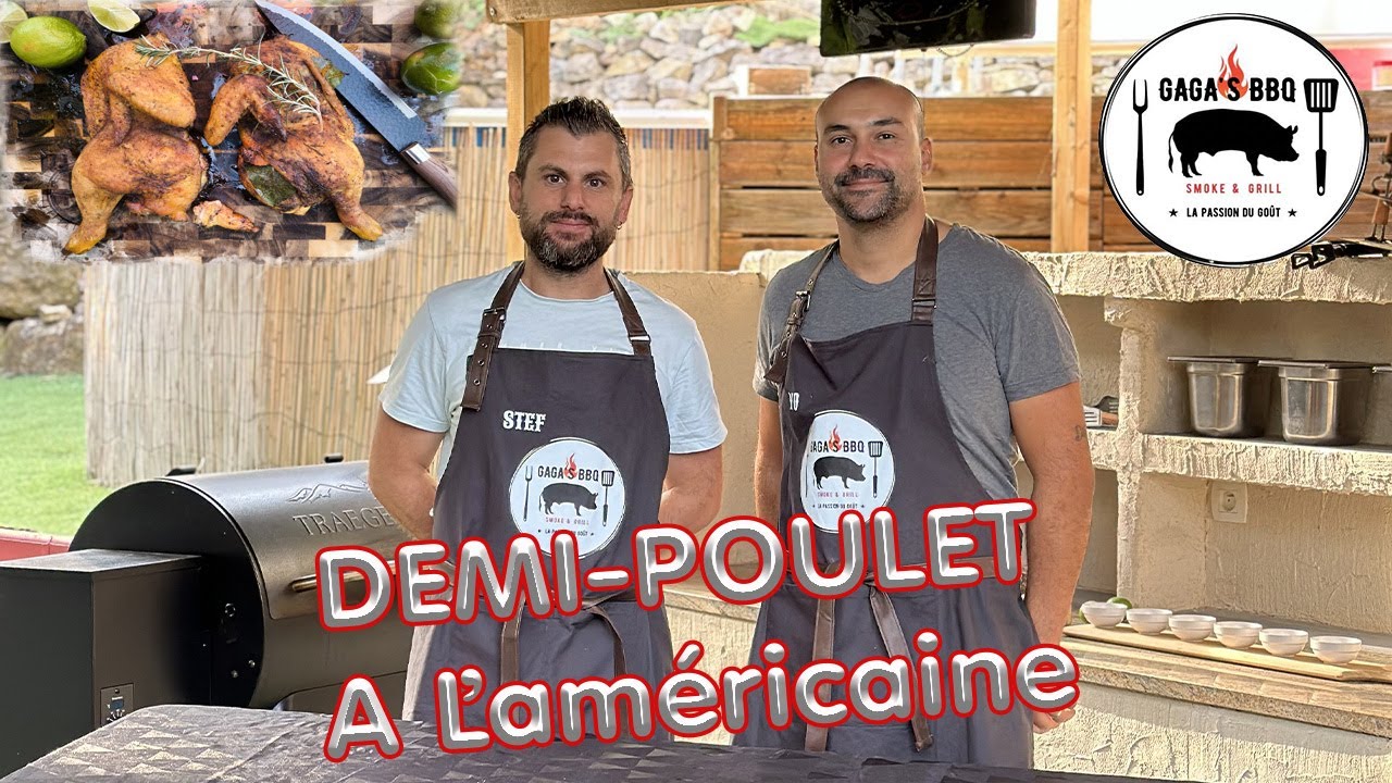 Recette de poulet fumé à l'américaine au barbecue fumoir ! Citron et herbes ou classique ?