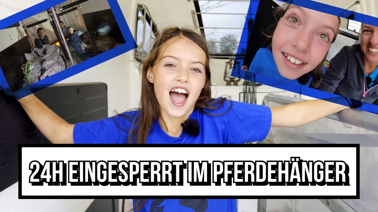 24 h eingesperrt im Pferdehänger 😱😅 | Fast Crash