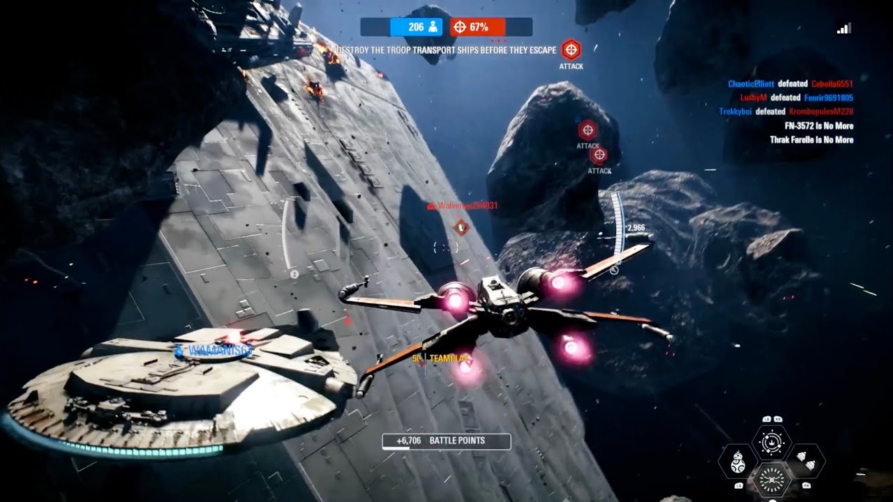 Star Wars Battlefront 2: Starfighter Assault Gameplay (No Commentary).