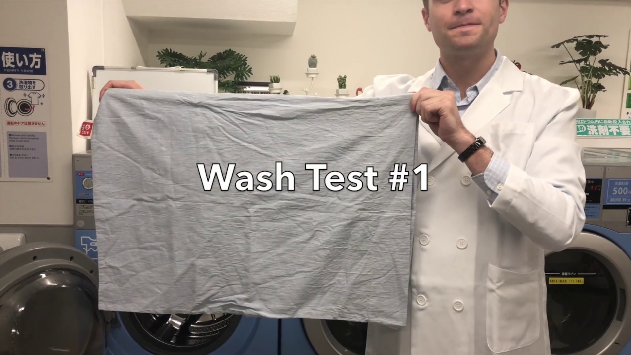 Aizome Bedding Wash Test