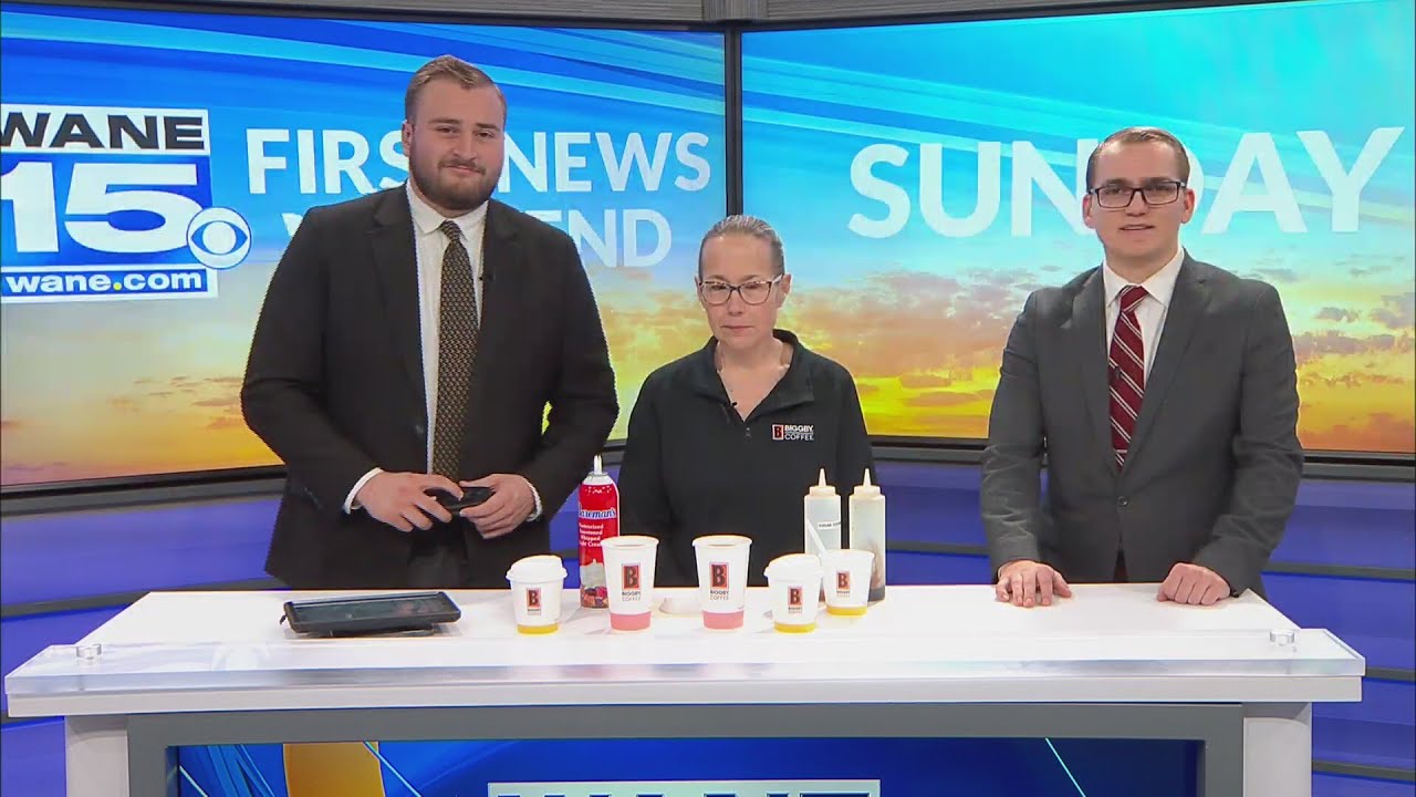 Hot Chocolate Day with Biggby Coffee WANE 15 First News Sunday