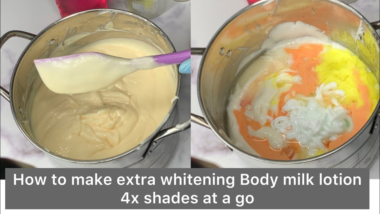 How to promix 4X extremely whitening body lotion / for white skin only