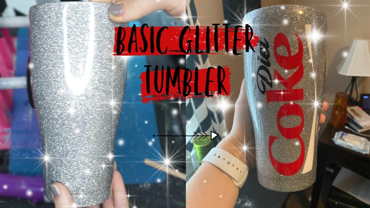 EASY BASIC GLITTER TUMBLER TUTORIAL | EPOXY METHOD