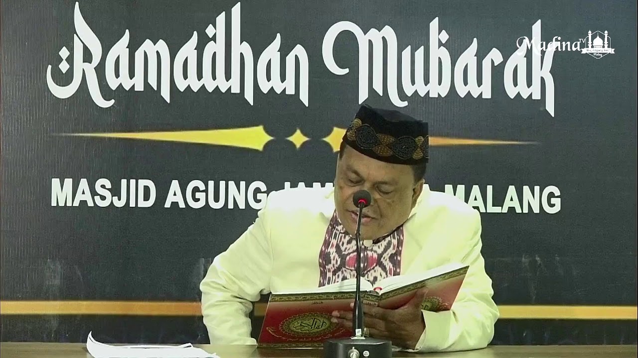 Tadarus Al-Qur'an Masjid Agung Jami' Malang 1 Mei 2020/9 Ramadhan 1441H