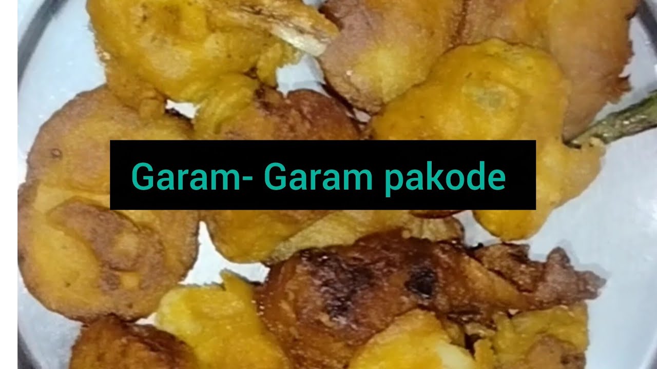 Thandak  ke Mausam mein barish aur hum logo ne banaya garam- garam pakaude