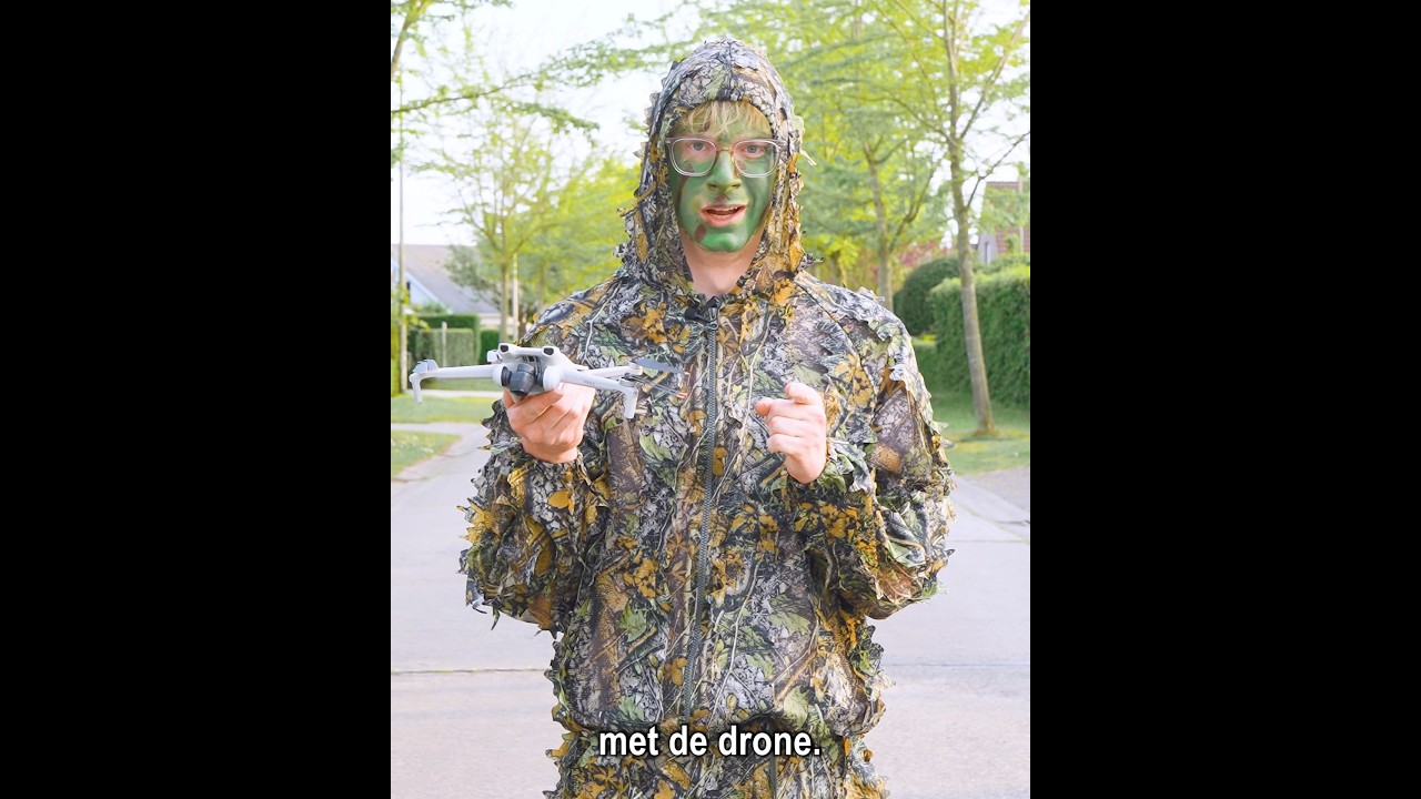 Verstoppertje drone! 😂