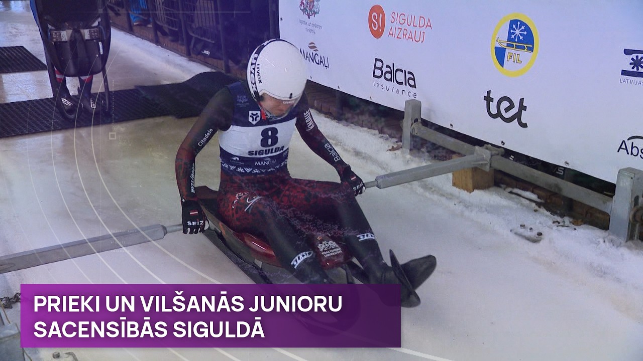 Latviešu juniori Siguldā spēkojas ar pasaules labākajiem | Sporta Studija