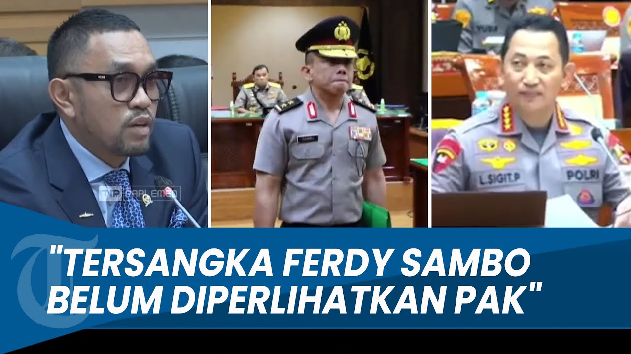KAPOLRI LANGSUNG KABULKAN, Ungkapan Ahmad Sahroni soal Minta Ferdy Sambo Dimunculkan ke Publik