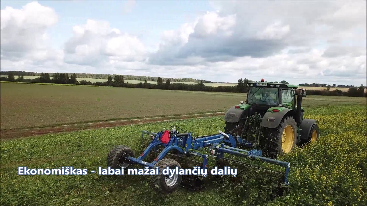 DAL-BO MaxiCut 600 tarpiniuose pasėliuose / in cover crops / posėliai