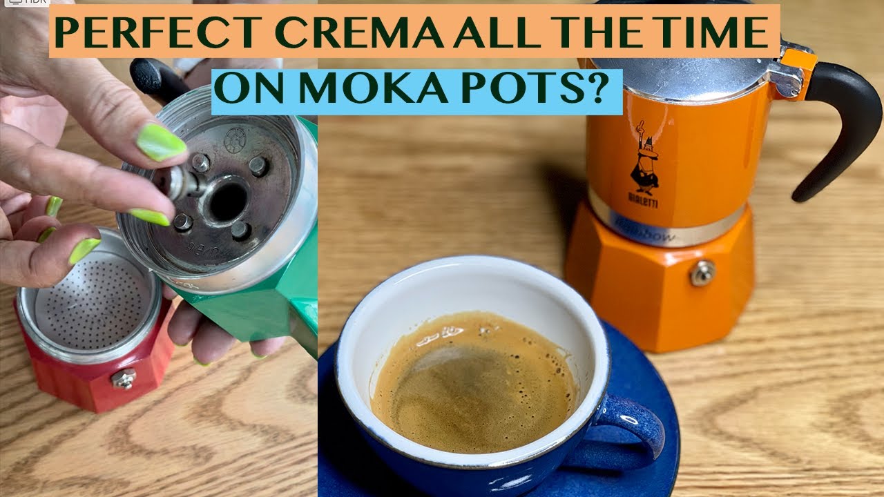 HOW TO MAKE 'PERFECT SHOTS' COFFEE WITH ESPRESSO CREMA USING MOKA POTS